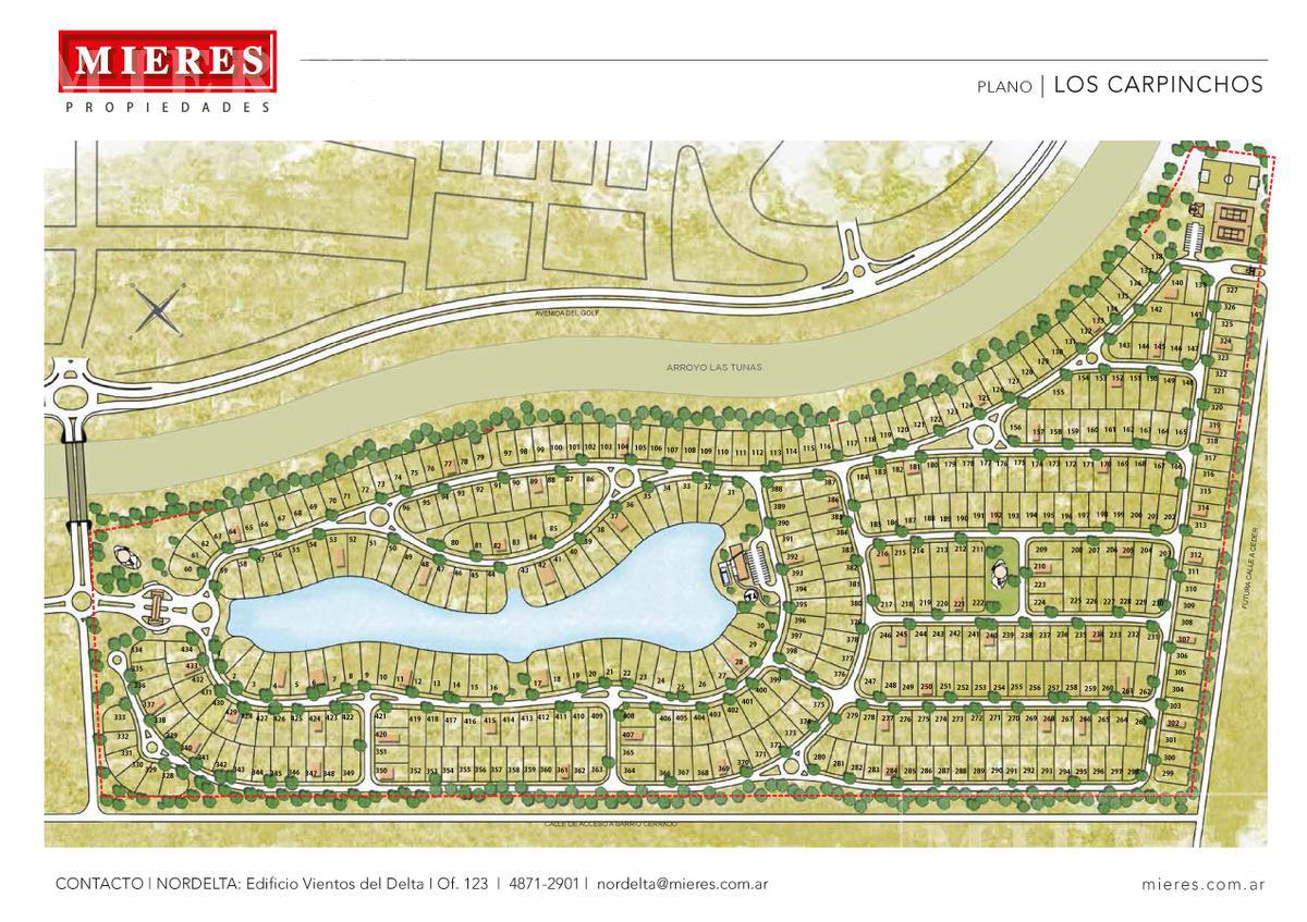 Lote perimetral a Barbarita en venta en Barrio Carpinchos , Nordelta