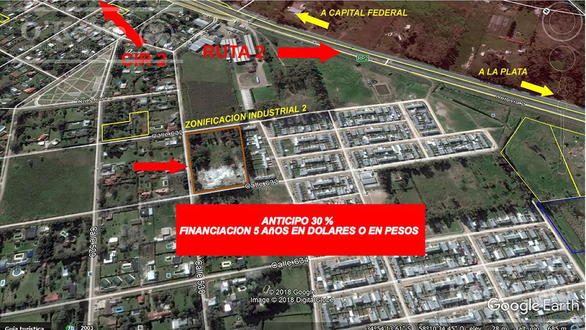 LOTE INDUSTRIAL EN VENTA ZONA SUR BERAZATEGUI - INMEJORABLE FINANCIACION !!