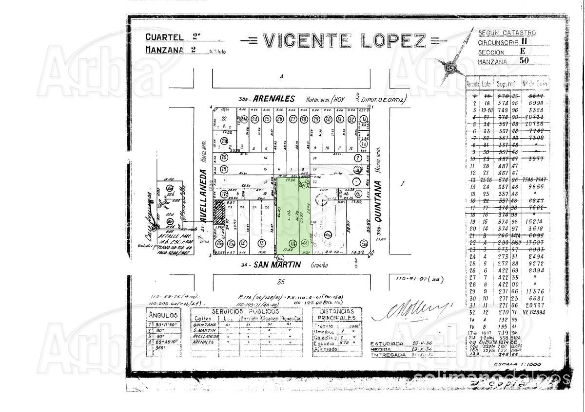 Terreno de 1480 m2  - Florida