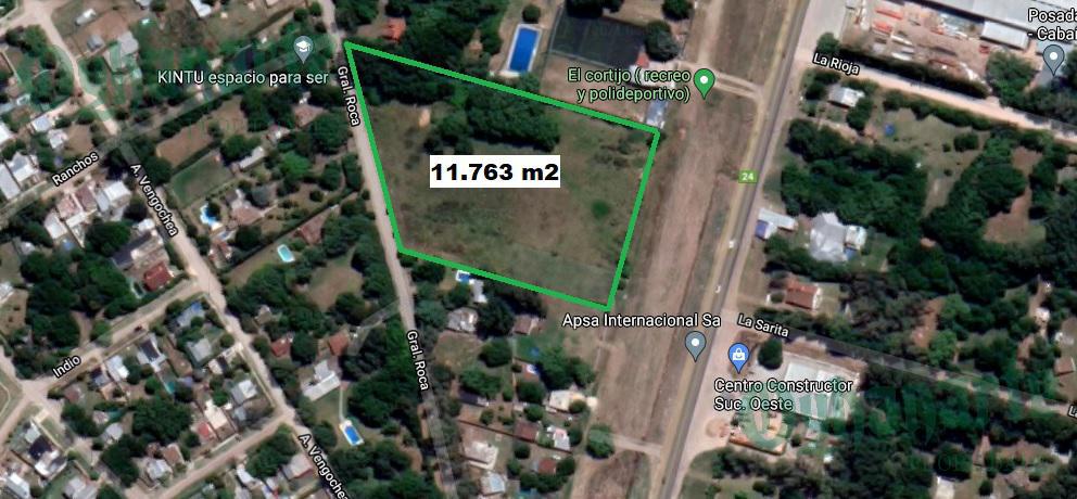 VENTA de FRACCION - 11000 m2 sobre RUTA 24