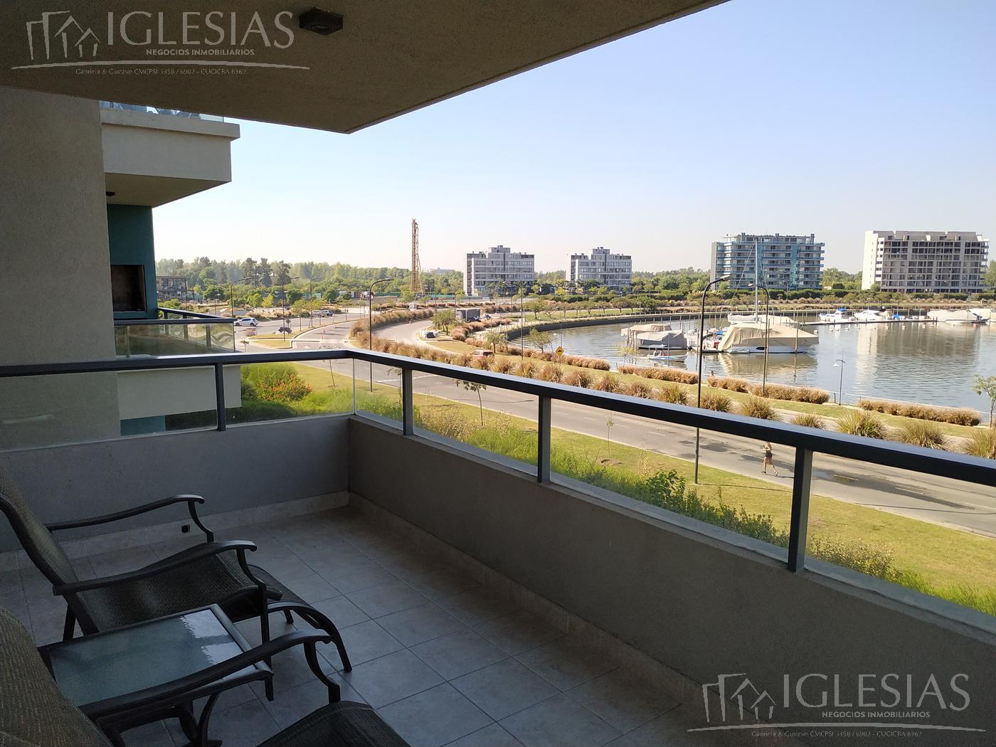 Departamento con vista al Río en alquiler temporal - Barrio Puerto Escondido, Bahia de Nordelta